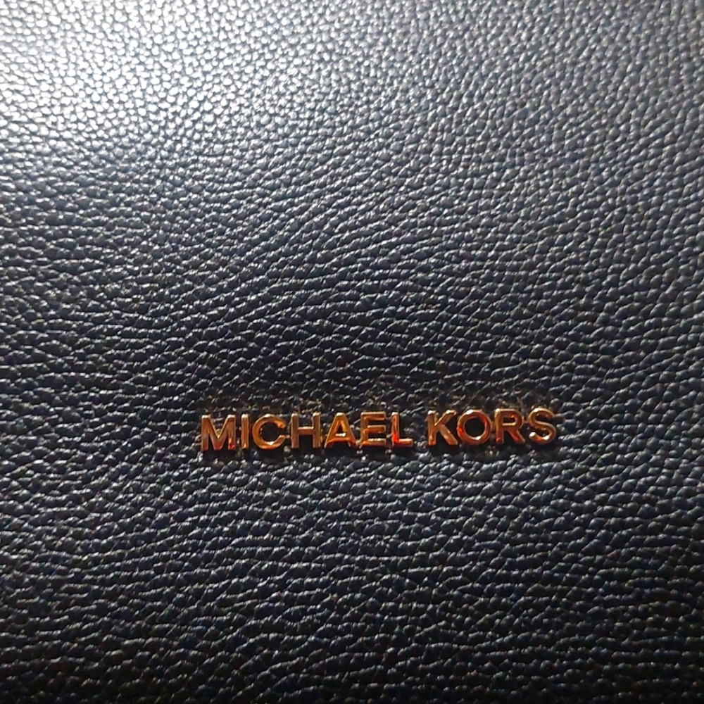 Black michael corps shoulder bag/ satchel